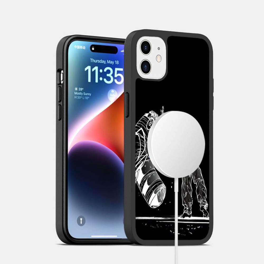 Cool B-Baki HanmaS Phone Case For iPhone 13 14 15 11 12 16 17 Pro Max Plus For Magsafe Magnetic Shell