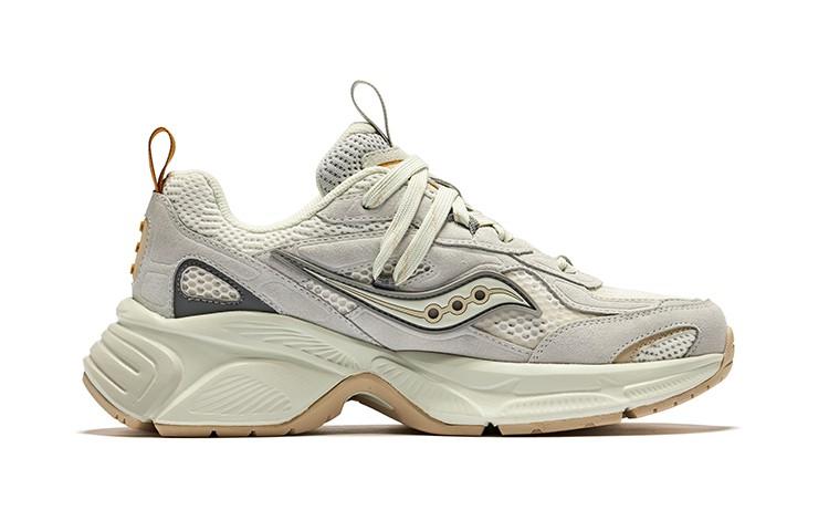 SAUCONY 2K CAVALRY Низкие повседневные кроссовки для бега Унисекс Серый Бежевый - S79053-10
