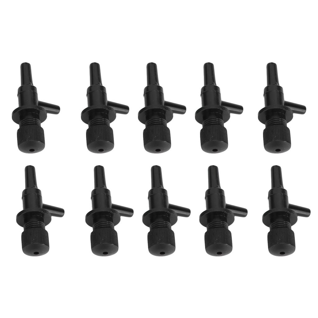 10 Pack Aquarium Control Valves Plastic Fish Tank Air Line Control Regulator Valve