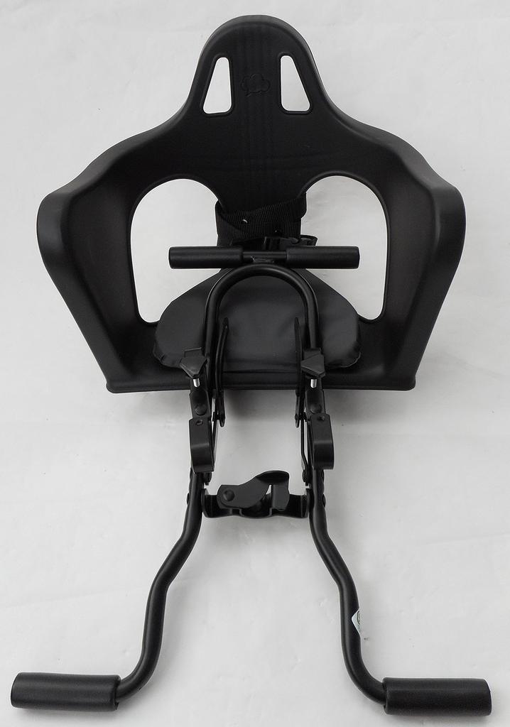 Детское велосипедное сиденье для младенца, детское сиденье для передней велосипедной пластиковой стойки DX, черное 47291