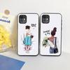Мягкий силиконовый чехол из ТПУ для телефона Samsung Galaxy A50 A30 S20 S21 Plus IPhone Xiaomi Redmi Note 9S Huawei Fashion Girl Pattern Case Cover
