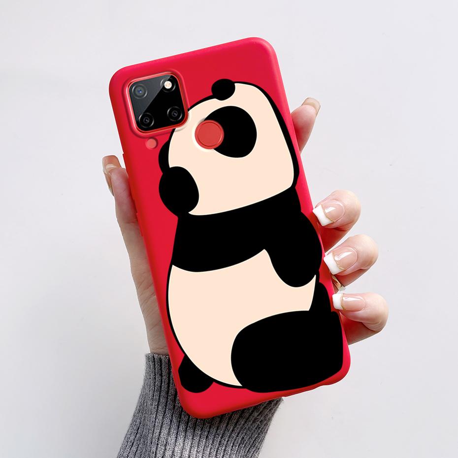 Для OPPO Realme C25 C25S C25Y Чехол Мультяшный Мягкий Силикон Матовый Ударопрочный Задняя крышка телефона Для Realme C 25 S Y Capa Funda Coque