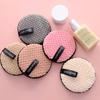 Double Sided Makeup Remover Puff Facial Cleansing Pad Reusable Water-Activated Face Washing Sponge with Pineapple Pattern