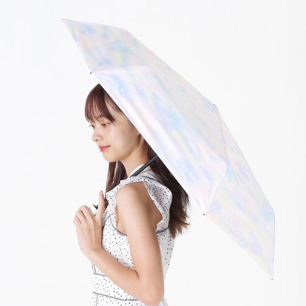 Зонт складной автоматический мини Nifty Colors Folding Cloud 2490PK, светоблокировка 50,