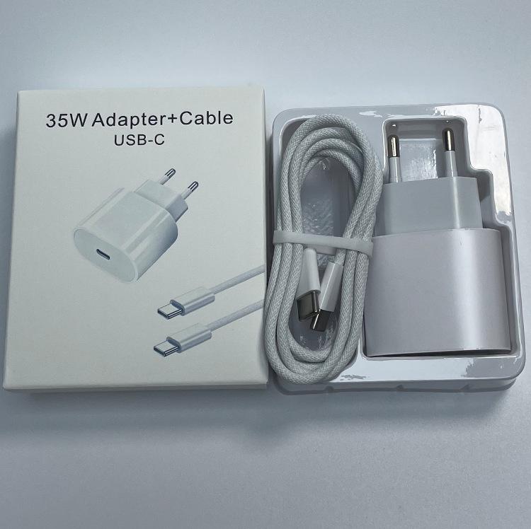 Совместимый с Apple 15 PD-зарядное устройство 20 Вт/35 Вт для iPad и iPhone с кабелем