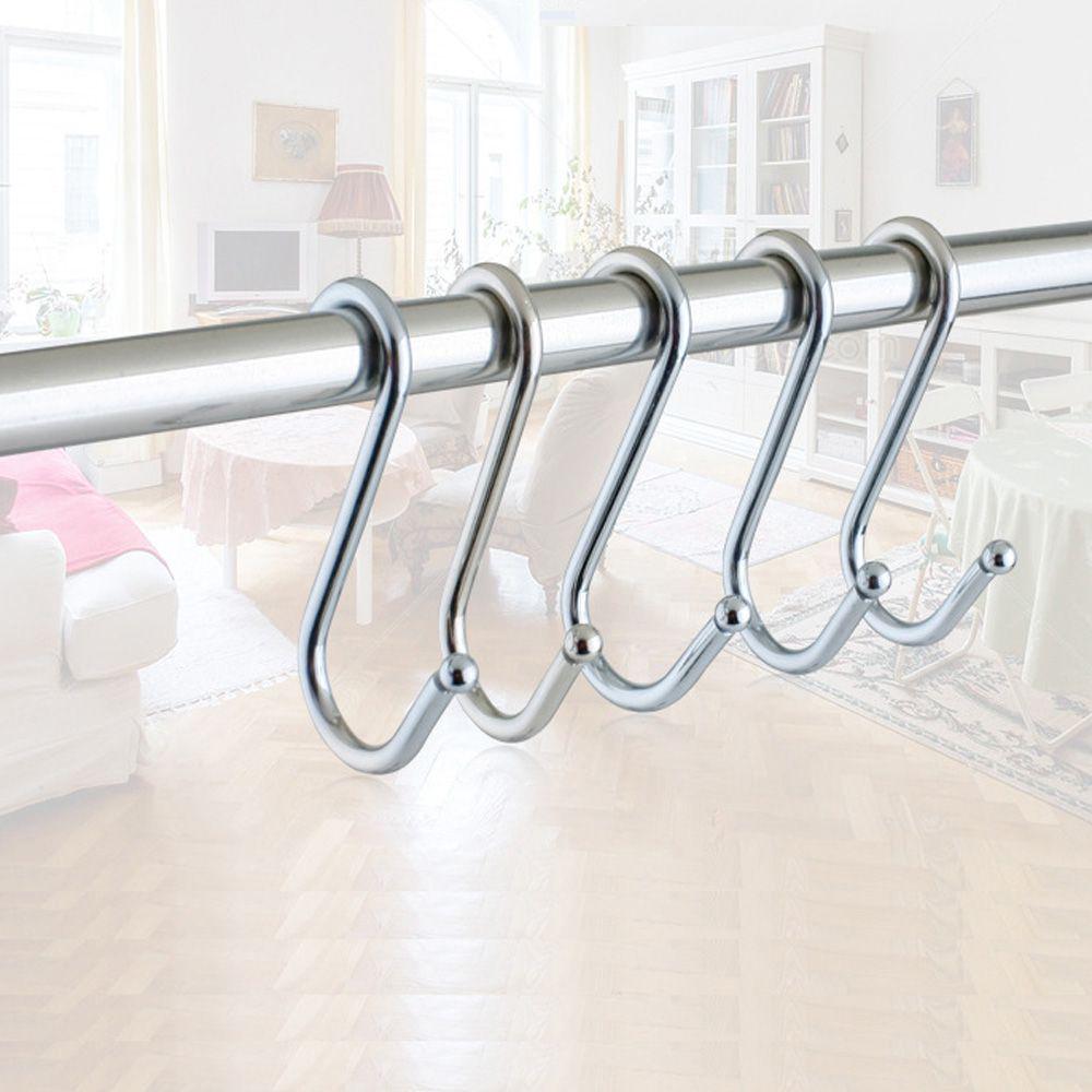 1/5/10Pcs Clothing Home Kitchen Holder S Shaped Hanger Hook Storage Rack Clasps Hooks