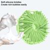 1/2шт силиконовая щетка для ванны отшелушивающая кожа скраб для тела с массажными щетинками нескользящая ручка щетка для душа