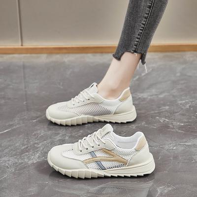 Новая Мода Весна/Осень Дышащая Сетка Женская Обувь Мягкие Мокасины На Шнуровке Кроссовки Уличная Повседневная Обувь