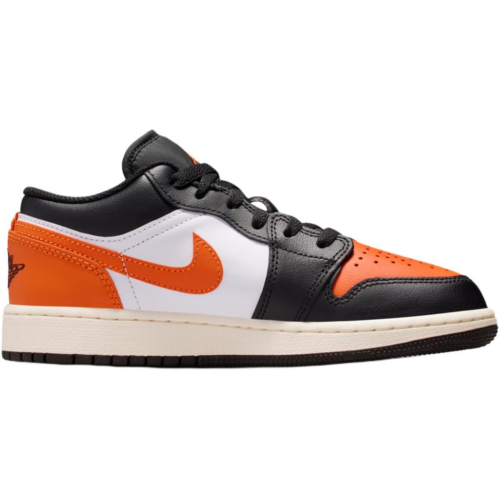 Air Jordan 1 Low GS Shattered Backboard 2.0 Kids Sneakers Orange Black White 553560-081