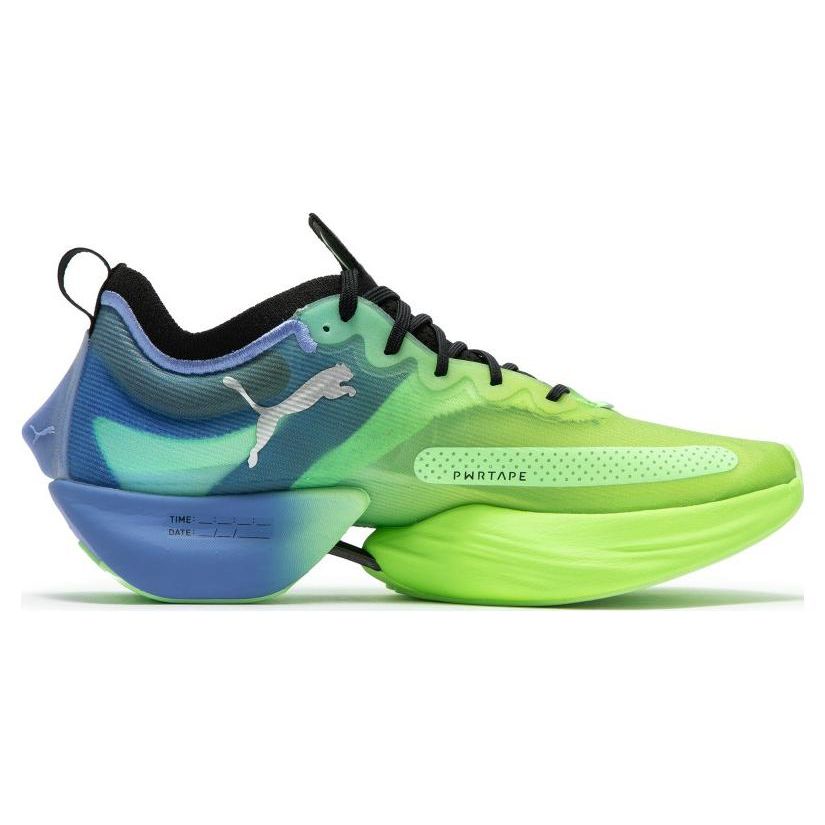 Puma Fast-R Nitro Elite Elektrocharged Women Sneakers Blue Elektro-Purple Fizzy-Lime 377901-01