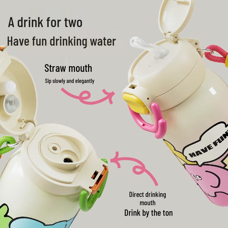 Wushengwu Kids Stainless Steel Insulated Water Bottle