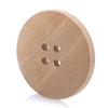 100pcs/lot Mix Shape 2 Holes Natural Color Wooden Pattern Wood Sewing Buttons