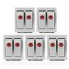 For Oil Heaters On Off Push Switch Rocker Power Switch For Tight Spaces Gray Heavy Duty Power Switch Switch Push-button Rocker