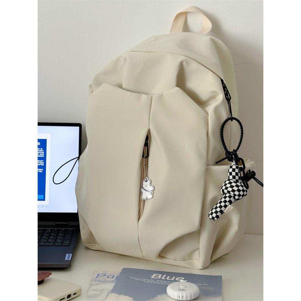 Черный рюкзак большой емкости для студентов - Унисекс, с двумя плечевыми ремнями, идеально подходит для колледжа и путешествий