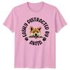 Easily Distracted By Akita Dogs Unisexs TShirt Unisexs Tee Graphic Unisex Top