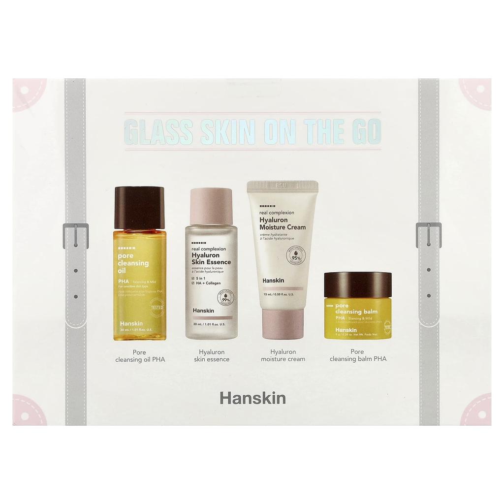 Hanskin Портативный набор для «стеклянной кожи», 4 предмета