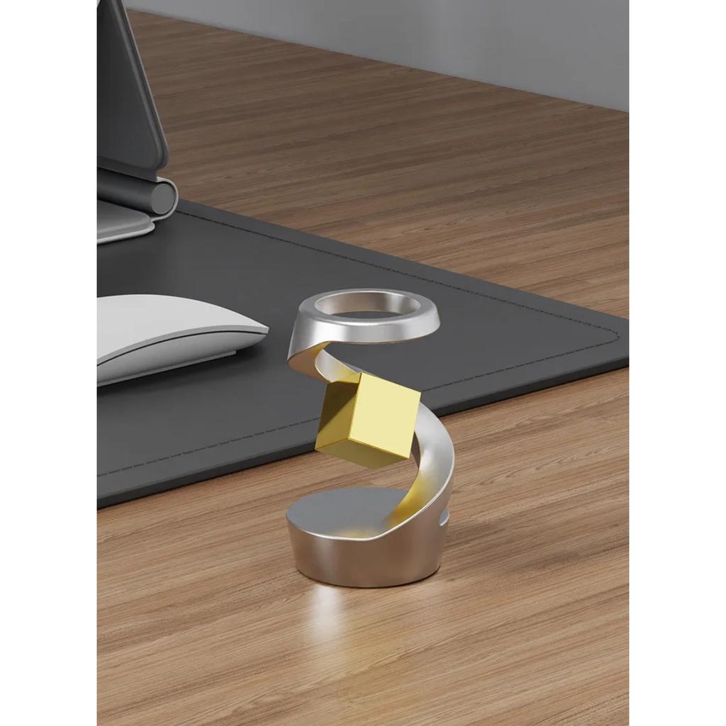 Relieve Stress Floating Gyroscope Official Desk Gadgets Metal Stress-Stress Reducing Toys Fidget Spinner Roller Spinning Top Tip