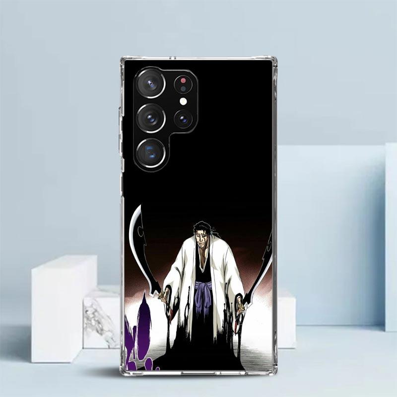 Bleach Кёраку Сюнсуй Мягкий Чехол для Samsung Galaxy S25 Edge S26 S24 S23 Ultra Чехол для Телефона S22 S21 Plus S20 FE Печатный Узор Она