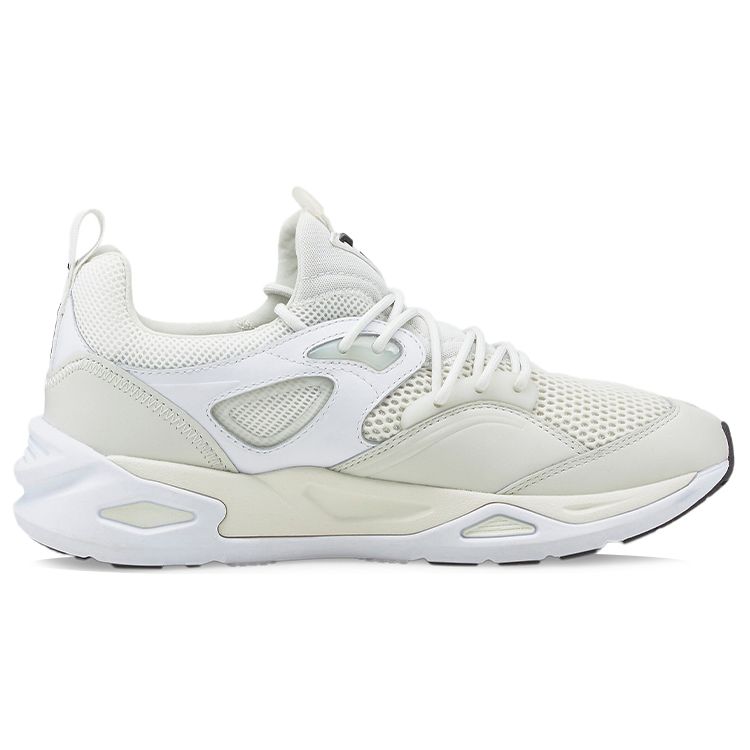 Puma Trc Blaze Pyramids Fabric Synthetic Leather Classic Casual Low Top Sneakers Unisex Sneakers White Gray 384957-01