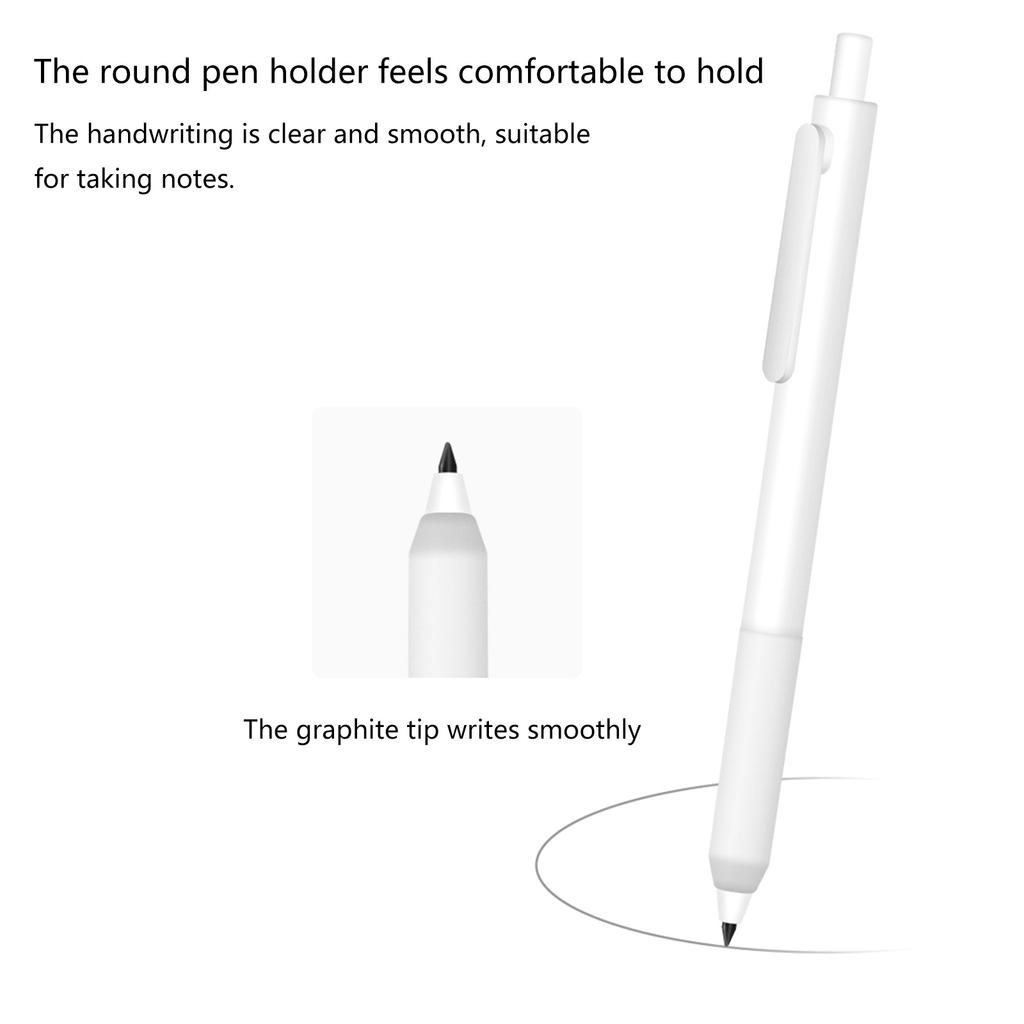 2 Pcs Eternal Pencils Inkless Magic Pencils Everlasting Pencil Unlimited Reusable Mechanical Pencils Stationery Supplies