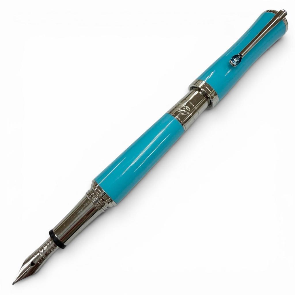 Отличная перьевая ручка MONTBLANC Special Edition Maria Callas белая звезда 14K Б/у
