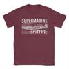 Spitfire Supermarine RAF Fighter Aircraft T Shirts  100 Cotton Tees Summer Vintage Short Sleeve T Shirt O Neck Hippie Tshirt