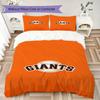 San Francisco Giants Pattern Bedding uilt Set uilt Cover Pillowcase Home Decoration Birthday Gift (1 * duvet cover + 2 * pillowcase without core)
