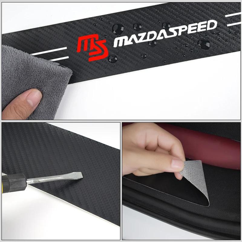 4pcsDoor sill sticker protective film and decorative accessories for Mazda CX-3, CX-4, CX-5, Mazda 3, CX-30, CX-7, CX-8, CX-9, R