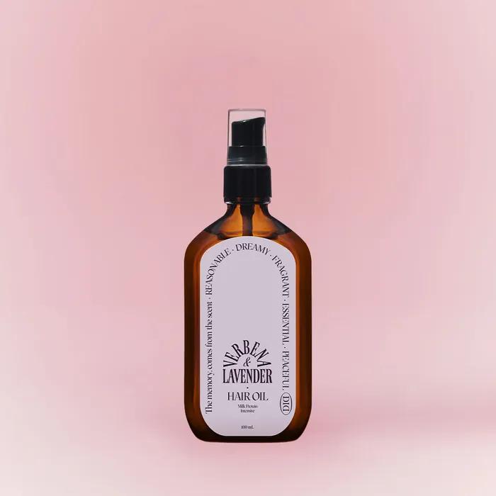 [Damaged Hair Argan Care] Milk Protein Intensive Perfume Hair Oil Verbena Lavender