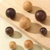 Round Single-hole Cabinet Door Handles Walnut and Beech Wardrobes Cupboards Handle Drawers Knob Furniture Hardware