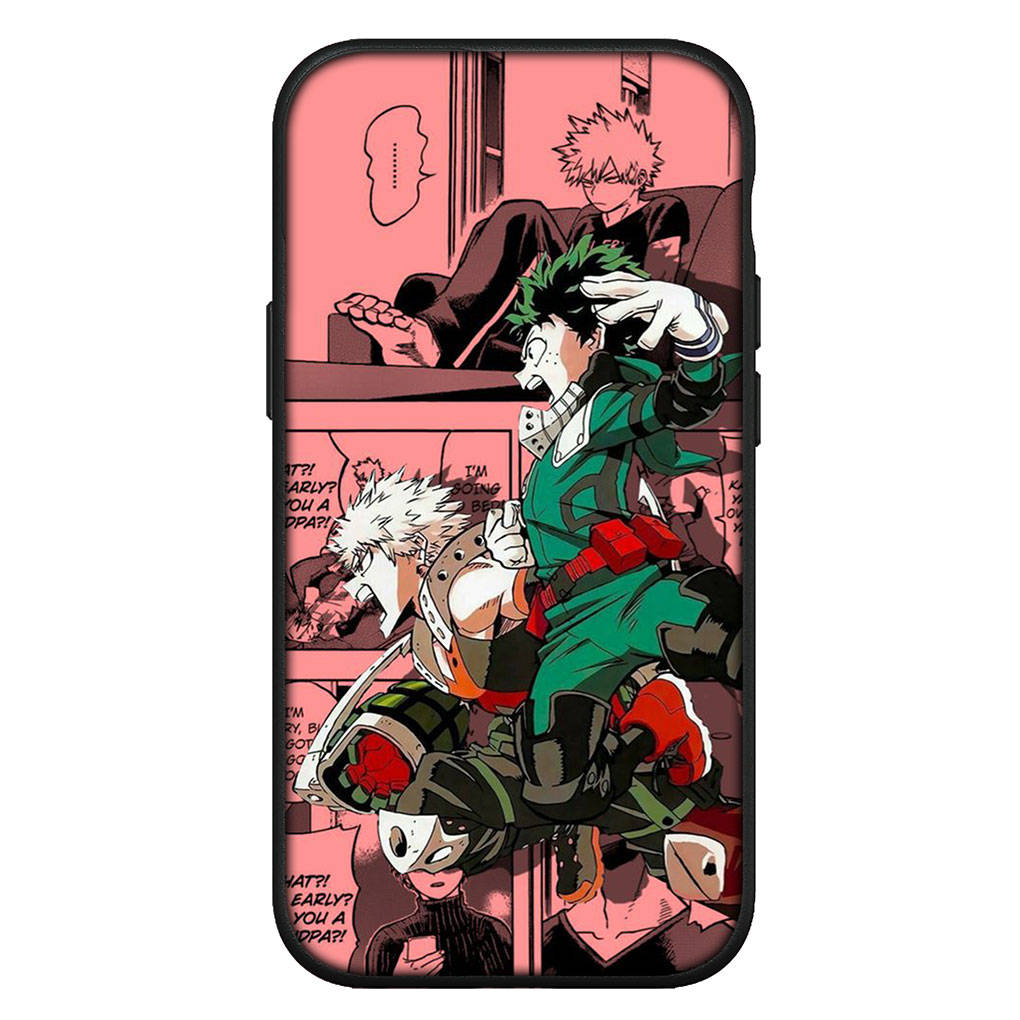 Для iPhone 16 15 Xiaomi Redmi Note 13 12 11 Pro Max X 9 14 Plus XR Samsung Galaxy S24 S23 Huawei OPPO My Hero Academia Midoriya Izuku BNHA чехол для телефона