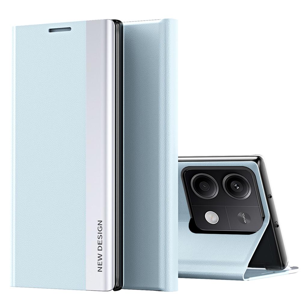 For Xiaomi Redmi Note 13 Pro 5G/Poco X6 5G Stand Case Drop-proof PC+Leather Phone Guard Cover