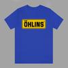 Подвеска Ohlins для автогонок Мужская#039;s Синий Размер S3XL Унисекс Футболка