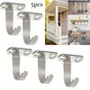 5PCS Stainless Steel Long Lasting Ceiling Hooks For Hanging Ornament Hooks Top Hangers Cloth Easy Home Hardware