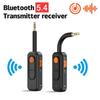 Bluetooth 5.4 Аудиопередатчик-приемник с микрофоном 3,5 мм AUX Стерео Музыка 2 в 1 Беспроводной адаптер Громкая связь Для ТВ ПК Самолета Автомобиля