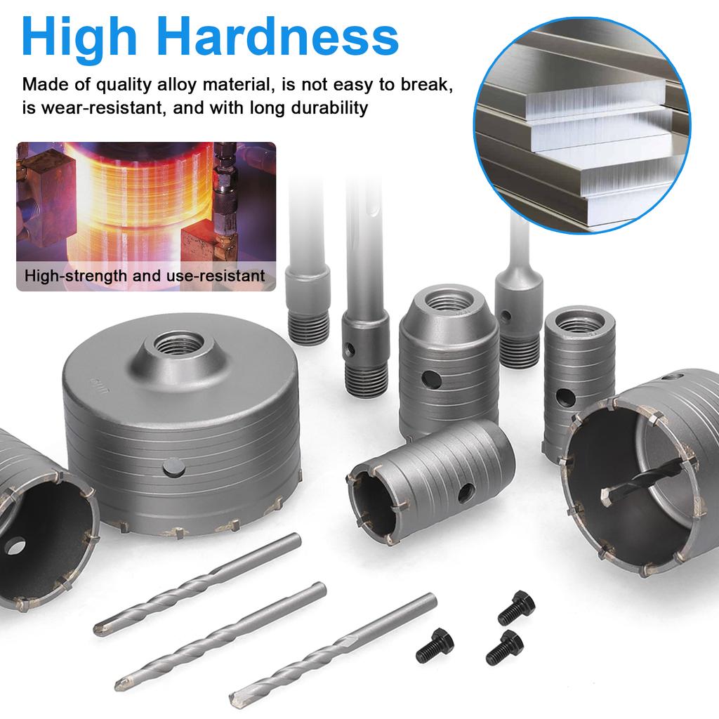 16 шт. Электрический молоток сверла для отверстий в стенах карбидные сверла для отверстий в кирпичной стене воздушные сверла