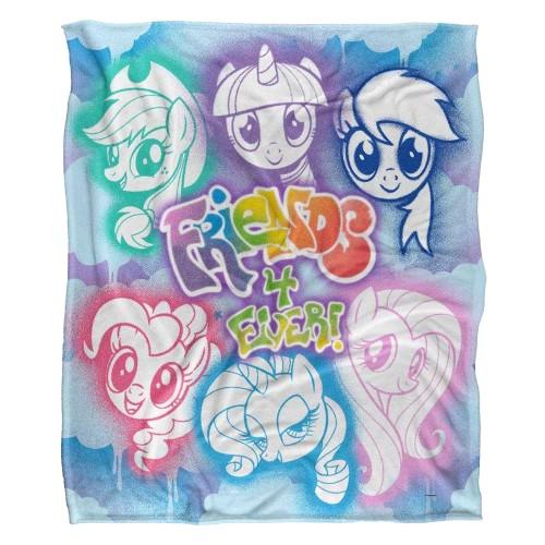 my little pony Друзья навсегда Шелковистое супермягкое одеяло