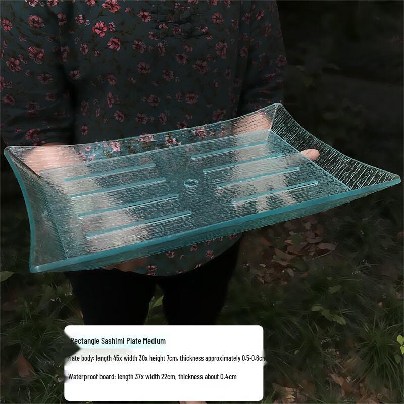 Hanyou Acrylic Rectangular Ice Trough Fruit Platter