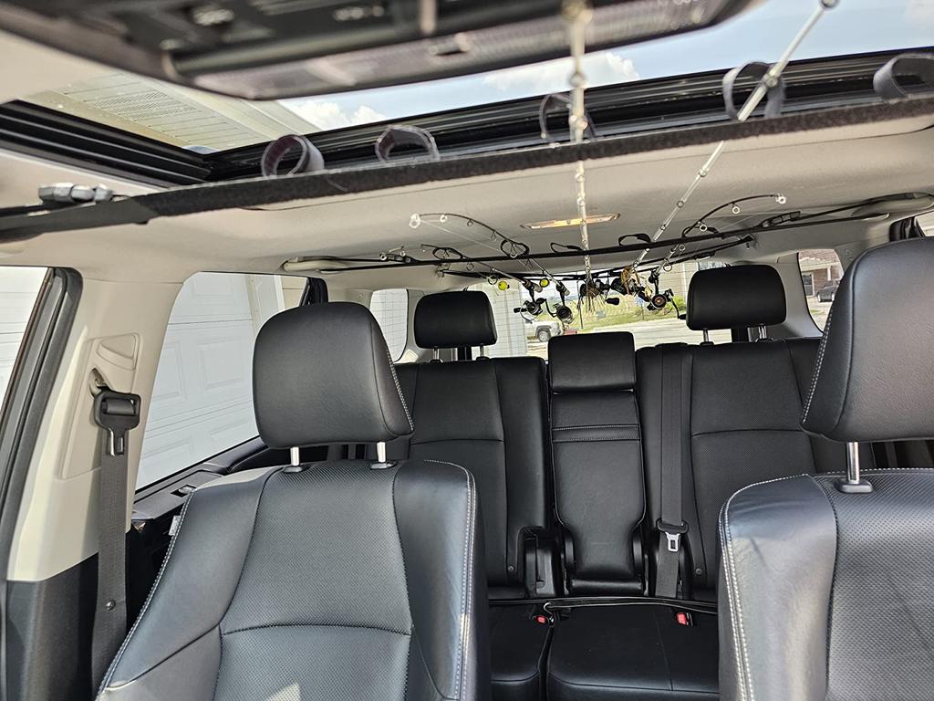 Пара держателей для удочек для автомобилей, вместимостью 5 удочек, нейлоновые автомобильные держатели для удочек, прочные регулируемые ремни для удочек