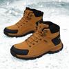Fashion Men Winter Snow Boots Super Warm Plus Men Hiking Shoes High Quality Waterproof Leather Men's Shoes Outdoor Ankle Boots Sneakers