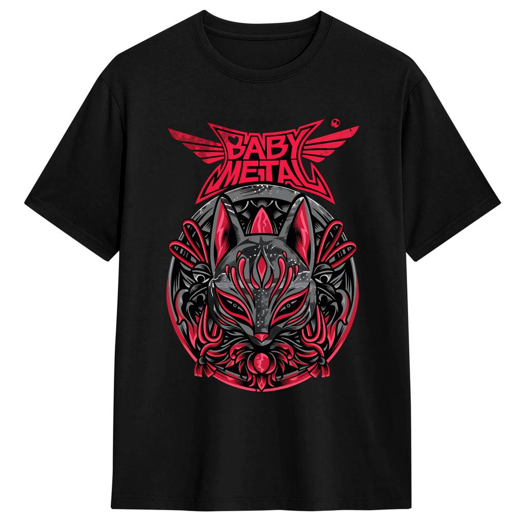 Babymetal World Tour 2026 Mens T Shirt Funny Tee Shirt Short Sleeve Round Collar TShirts 100 Cotton 4XL 5XL 6XL Clothing