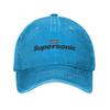 Oasi Supersonic Logo Baseball Cap Sun  Outdoor Sports Wholesale Washed Trucker Hat Unisex Men Casual Design Baseball Caps
