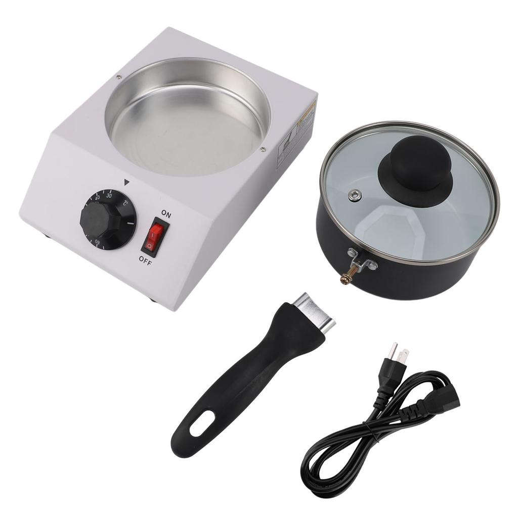 Машина для плавления шоколада, одна кастрюля, 30‑85 градусов по Цельсию, ручное управление, 1 кг, антипригарная алюминиевая плавильная машина для шоколада