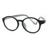 Full Rim Round Black White Smartbuy Kids Mel K8c Fashion Kids Eyeglasses