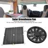 Solar Exhaust Fan 3000 Rpm Solar Panel Fan 10in 100W for Greenhouse Shed for Pet House for Chicken Coop