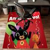 1pc Bing Bunny3 Design Printed Area Rug Carpet for Bedroom Living Room Home Decor Rugs Mat Non Slip Mat Rug for Bedside