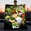 1 шт. Пледы из фланели Ben 10 для улицы, мягкие, легкие и теплые, для дивана, офиса