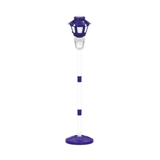 Street Lamp Bubble Machine with Music & LED Lights, Automatic Bubble Blower for Kids, Adjustable Height 21-47", Detachable Wand, Rechargeable Outdoor