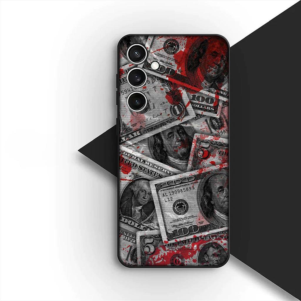 Casing for Motorola Moto G55 G45 G75 G85 G35 Edge 50 30 Fusion 40 NEO Ultra Pro Phone Cover Soft Case Money 100 D-Dollars 1