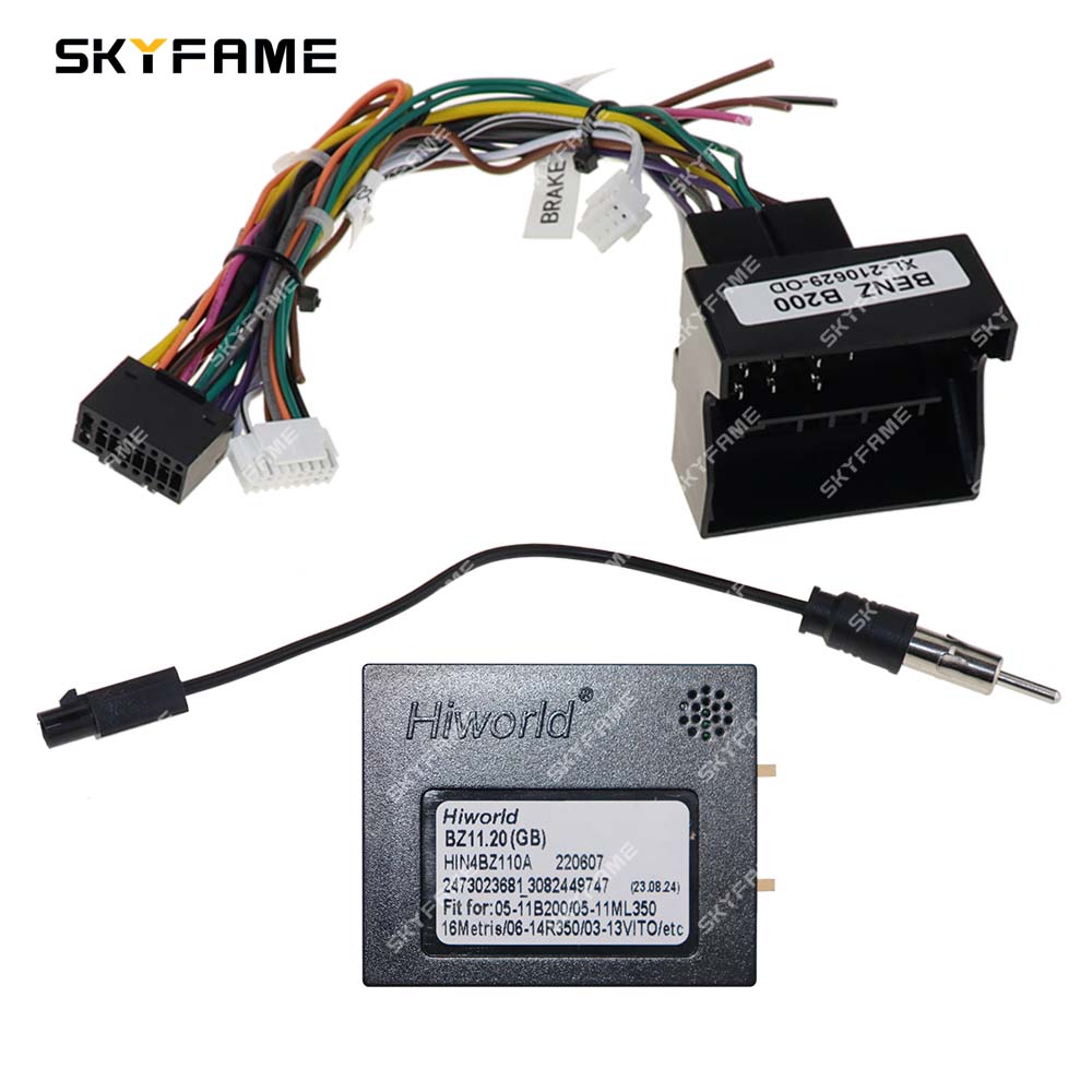 SKYFAME Адаптер жгута проводов автомобиля Декодер Canbus Box Для Benz A/B Класса B200 W169 W245 Viano Vito W639 Sprinter W906